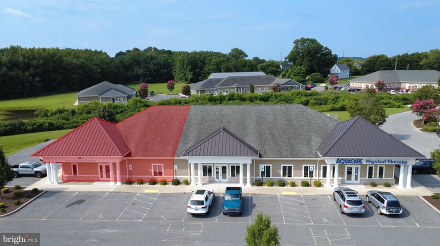 Medical/Professional Office Space located at the interchange of RT 50 and RT 113 within yards of Atlantic General Hospital. 3,120 GSF AVAILABLE. Join Aquacare Physical Therapy, Shore Regional Eye Care, Anne Arundel Dermatology, Peninsula Nephrology, Acadia Counseling and Wellness, Tidal Health, Devita Dialysis, Tilghman Orthodontics, Chesapeake Healthcare, Optimal Health Chiropractic and Shore Foot and Ankle at this conveniently located medical park.