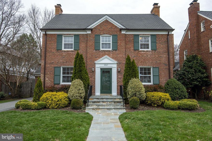 Any offers due Tuesday, noon. OPEN HOUSE SUN. 4/13 1-4! On one of CC Village's most sought after blocks, this charming traditional Colonial features light infused principal rooms for both formal entertaining plus comfortable informal space. 3BRs, 2FBAs, 2 half BAs, fully finished upper lvl (office? 4th BR?) & huge family room. Very large lot! Garage! Blocks to the Metro & Fab Friendship Heights!