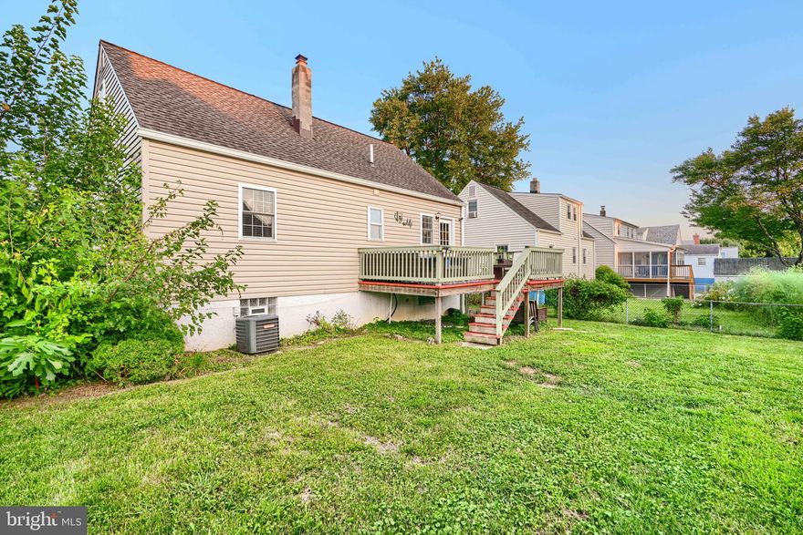 Welcome to 7906 Aiken Ave—where comfort meets convenience! This charming Cape Cod has been thoughtfully updated to offer 3 bedrooms, 2 full baths, and a fully finished basement with its own private entrance. Inside, you’ll love the inviting main level with gleaming hardwood floors, an open living/dining space, and a stylish kitchen featuring granite counters and stainless steel appliances. A main-level bedroom and bath add everyday ease. The lower level extends your options with a spacious family room, full bath, and bonus room—perfect as a guest suite, home office, or in-law space. Step outside to a large deck and fenced yard designed for relaxing, entertaining, or play. An oversized shed with electricity makes a dream workshop or gardener’s haven. Major updates in the past 5 years—roof, HVAC, windows, siding—mean you can move right in with confidence. All this, just minutes from schools, parks, shopping, and commuter routes. Come see for yourself—this home is ready to welcome you!