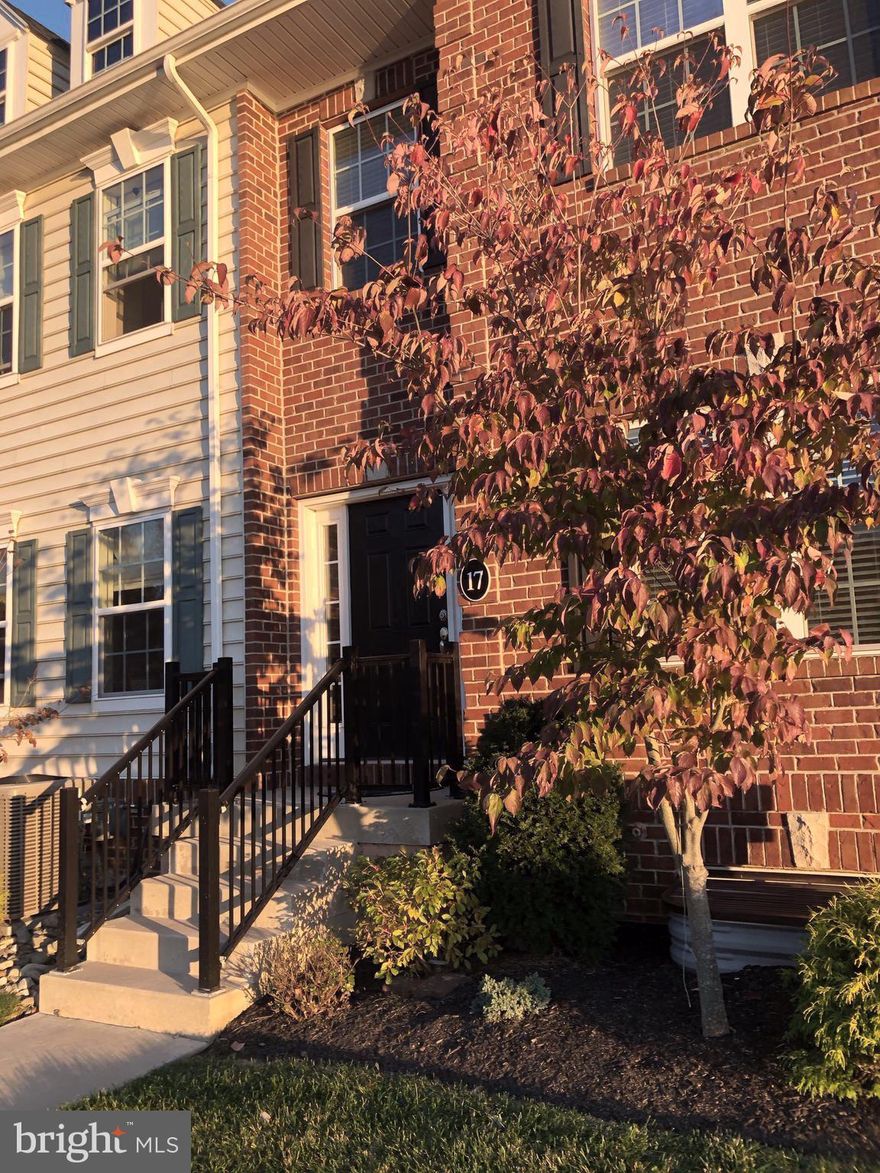 This move in ready townhome is located  in the highly sought after community of Carriage Hill.  This open concept townhome features 3 bedrooms and 3.5 baths.   Each bedroom has its own ensuite bath and walk in closet.  The main floor has open concept living, dining and kitchen area.  The kitchen features stainless steel appliances, granite countertops, island, pantry and sliding doors to patio.  The courtyard patio is perfect for entertaining.  The second floor features two bedrooms and two full baths.  The third floor features a large bedroom/office/additional living area with full bath and walk in closet.  The basement is unfinished but could certainly be used for an additional office area or for storage.  The laundry is in the basement and includes the washer and dryer.  Located in the perfect spot in the back of the community as its near Hanusey Park and has stunning views of the sunsets.  Located minutes from Doylestown Boro, shopping and restaurants.  Central Bucks schools!  Good credit and income required.  No smoking.  Pets on a case by case basis. No large dogs.