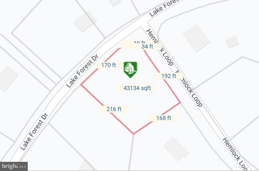 Corner Lot about one acre with access from two roads, septic field positioned on back of the lot with lots of build site.  Waters at Lake Anna is very desirable for lots of common improvements like clubhouse, swimming pool, picnic area, tennis courts, 10 acre ball field, on site management office and much more.  The lot is perc tested for three bedrooms and possible for four bedrooms to be tested.  The lake access is for lot owners only with gated access.  Day boat slips for owners use.  High speed internet available in community.