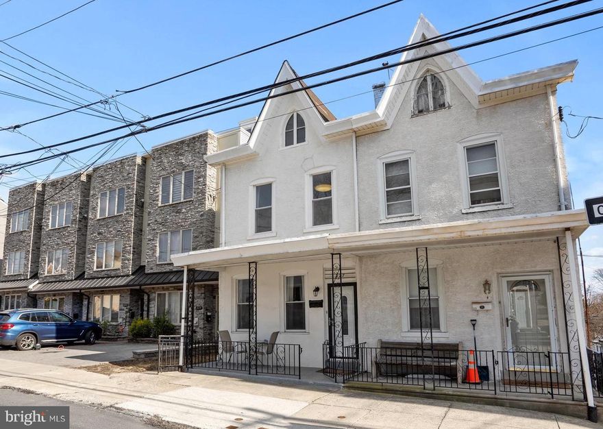 If the weather change is making you feel like you want more outdoor space, look no further than 327 Delmar St in Roxborough. This twin home features not only a front porch but a 28 ft deep backyard with an elevated stone deck. Inside you’ll be greeted by the 60ft deep semi-open concept  first floor that is sun-drenched with natural light - the benefits of a twin!The spacious kitchen with shaker cabinets has an oversized peninsula with enough room for 3 barstools and a half bath tucked away for guests. Upstairs has two sizable bedrooms on either end and an oversized bathroom with a shower, tub, and two vanities. On the 3rd floor is an additional bedroom with vaulted ceilings and the home’s eye-popping cathedral window. And one of the many benefits of living in Roxborough is the green space. Enjoy a short walk to Gorgas Park, Germany Hill, or the scenic views along the Schuykill River. This property is also conveniently located near Union Tap House, Unity Java, Marchiano’s Bakery, Lucky’s Last Chance, and the endless restaurants and shops on Ridge Ave including New Ridge Brewery Company, White Yak, and Starbucks. Commuting is also a breeze with a 14 minute walk to Ivy Ridge Train Station.