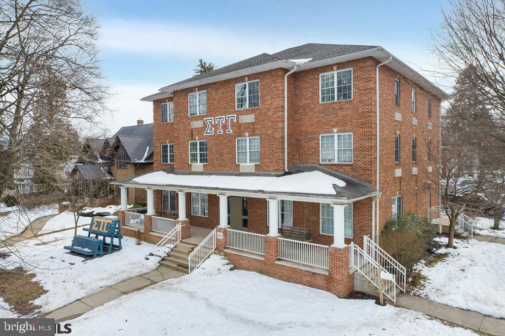Rare opportunity to own a fraternity within blocks of downtown and Penn State's campus. Built in 2005, this is one of the newest fraternity buildings in town. The property features 17 bedrooms and has a maximum occupancy of 34, with valid rental permits. Central air and forced gas heat in common areas, along with separate heating/cooling units in most bedrooms. Features include a commercial kitchen installed in 2010 and a professionally installed sprinkler system. Earn extra income with the on-site parking lot with 17 parking spaces. Contact listing agent with questions including additional uses for the property. Financials available upon request.