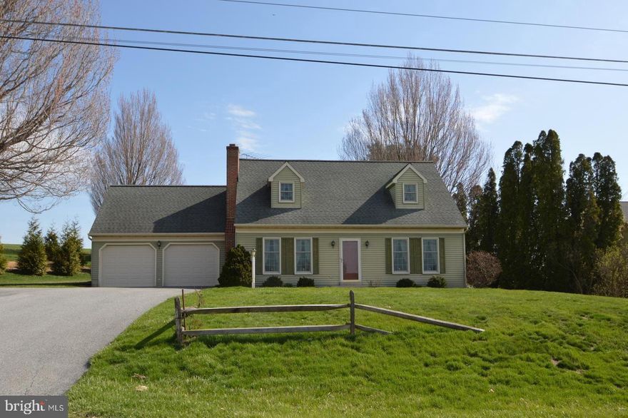 COMING SOON.  Showings begin Friday April 10th.  OPEN HOUSE Sunday April 12th 1-3PM.  Location. Location. Location.  This 1986 one-owner cape cod home in Penn Township features a full shed dormer, first floor living (2 bedrooms upstairs and 2 bedrooms down and a 1st floor laundry hook-up to utilize, if desired), two full baths, a wood-burning brick fireplace in the living room and an oversized 2-car garage with a washtub and running water. The unfinished basement awaits your personal touch w/ convenient Bilco doors.  All Anderson tilt-in windows in 2018.  Thirty year architectural roof in 2012. Yard maintained by Schnupps. Well depth is 200 feet deep and gives 7 gallons per minute.  Open farmland views in front of and behind  the half-acre property.  A few minutes to Lititz and downtown Manheim. The new Manheim library, Pleasant View Fitness Center plus Hearth and Harrow restaurant are just a mile up the road.
Sellers desire up to a 30 day rent back after closing. Quick settlement is preferred.
A great opportunity to purchase if this property checks most of your "next home" boxes!