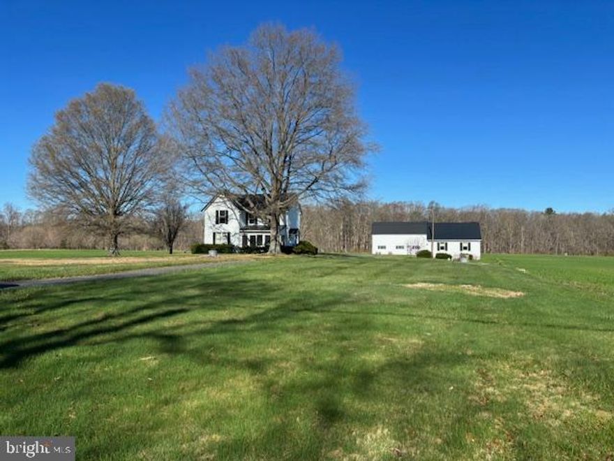 "Bay Mist Acres"   21 +/- acres conveniently located in a private rural setting of Talbot County and only a short drive from the Bay Bridge to the historic towns of Easton, St. Michaels, and Oxford Md. This farmette encompasses a 3 bd 2 bath 1822 sq ft partially renovated farmhouse including updated metal roofing,
detached two car garage, and a 40' by 25' barn overlooking 17 +/- tillable acres. Situated within close proximity to the Wye River, local landmarks such as Wye Mills, Md, Wye Island NRMA, and ample acreage providing opportunities for numerous land possibilities, this property embraces everything the Eastern Shore is known for. Listing being sold "As-Is".