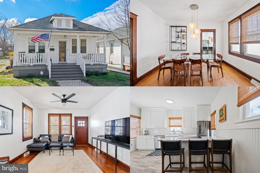 Step into the enchantment of the 1900s with this delightful Craftsman-style home, boasting almost 1000 finished square feet and an enviable location near parks, downtown, restaurants, VRE, walking trails, and more! As you approach the home, a charming walkway leads you to the inviting full Trex porch, complete with a new porch swing that beckons you to relax and soak in the surroundings.

Step through the front door and into the living room, where the gorgeous hardwood floors and classic molding around windows and doorframes create an atmosphere of timeless elegance. Journey through to the formal dining room, and then continue to the well-equipped kitchen featuring quartz counters, stainless steel appliances, under-cabinet lighting, a farmhouse sink, self-close drawers, and stylish vinyl plank flooring. A small pantry adds a dash of extra convenience.

From the kitchen, explore the possibilities in the unfinished basement, offering plenty of room for storage. The fenced backyard provides a private oasis, and parking is a breeze with the oversized one-car garage, accessible via the shared driveway.

This Craftsman gem seamlessly blends the charm of the 1900s with modern amenities, creating a truly unique and joyful living experience. With its character, functionality, and unbeatable location, this home is a celebration of timeless craftsmanship and thoughtful design. Immerse yourself in the spirit of a bygone era while savoring the comforts of contemporary living in this one-of-a-kind abode!