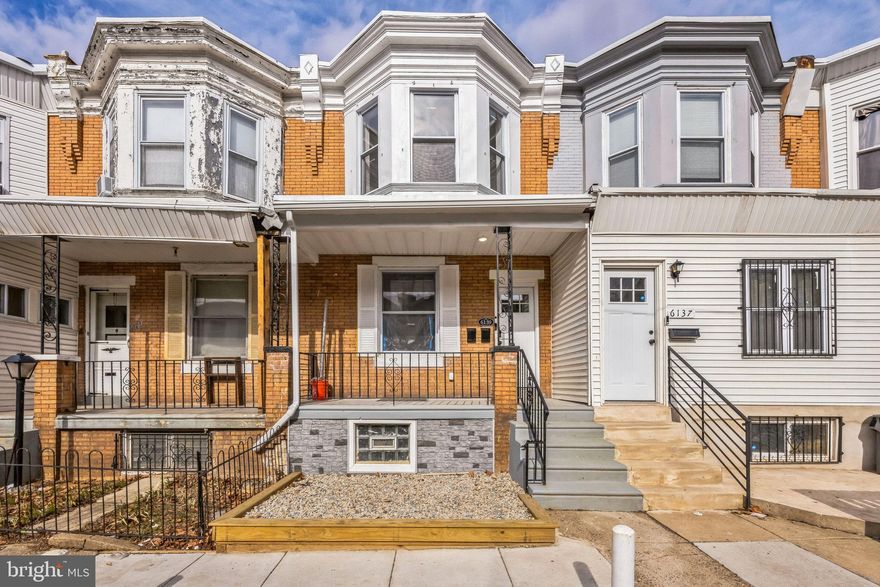 *OPEN HOUSE* Sunday, 4/13/25 | 1p -3p 

Welcome to this stunning *newly rehabbed duplex* in the heart of West Philadelphia! Every inch of this property has been meticulously renovated, offering the perfect blend of modern finishes and functionality. 

**Unit 1** features a cozy 1-bedroom, 1-bath layout with exclusive access to a private patio, basement storage, and laundry hookups – ideal for a tenant or owner-occupant seeking comfort and convenience. 

**Unit 2** boasts a spacious 2-bedroom, 1-bath design with ample living space and in-unit laundry hookups, making it a desirable rental or living space for families or professionals. 

Whether you’re a *first-time investor* or looking to house hack, this duplex is a fantastic opportunity to live in one unit while generating income from the other. Close to public transportation, schools, shops, and parks, this property is sure to attract quality tenants and/or make a great addition to your portfolio. Don’t miss out on this turn-key investment – schedule your showing today!