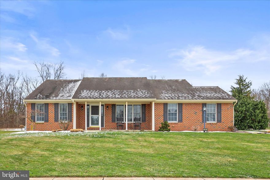 You will be impressed with this one story custom built one owner home within the West York School District.  This all brick home features a 2 car garage, 3 bedrooms, 3 full bathrooms, eat-in kitchen, living room w/ gas fireplace and cathedral ceiling, 1st floor laundry, family room in the basement, covered patio,, superior walls foundation and the list goes on.  Conveniently located close to major highways, shopping, restaurants and entertainment.  Enjoy one floor living with room to expand in the basement.