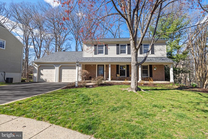 Walk right in, kick off your shoes, and leave your bags and stress at the door.  You'll be greeted by gleaming wood floors and a glimpse of a beautiful Eat-In kitchen just waiting to come to life with the smells and sounds of home.  Granite counters give you a perfect prep space while everyone studies or lounges nearby in the family room by the fireplace (that also walks right out to the deck for summertime grilling).  Still a front living room and separate dining room to be filled with family and friends.  Or if it's time to retreat after a long day, you will love all the breathing room and sunlight upstairs in the four bedrooms and two baths. Downstairs, the carpeted walk-out basement is just waiting for your choice of workout space, play area, game day or movie night plus an oversized storage room. 

Springfield is the place to be!  Just add rocking chairs and your favorite drink to enjoy watching over the culdesac until the sun starts to set. Cruise 25 minutes to the Pentagon, 5 miles to Metro and VRE, or even closer to I-95, Express Lanes, or Fairfax County Parkway, and most importantly Costco.  Everything you need and want in a community, with an absolutely spotless home graced by fresh paint and "big ticket items" like 2020 water heater/HVAC, all new appliances, 50 year roof, and even garage doors!