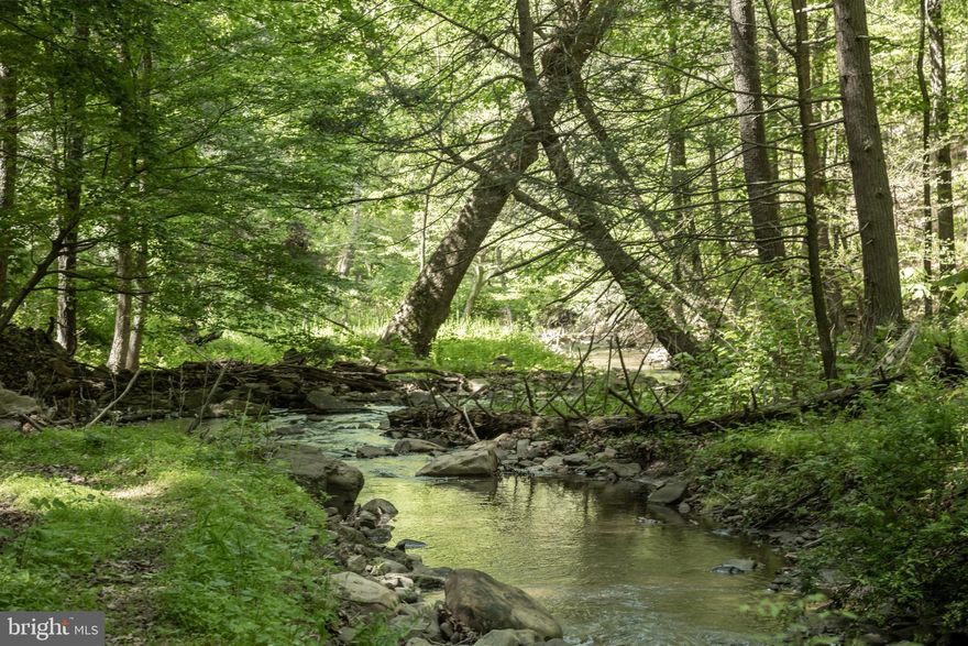 All 26.11 acres of wooded land is accessible by professionally excavated ATV/ hiking trails, with scenic views throughout with Clifford Hollow Run, running along the north side of the property where you see the native trout swimming through the creek.  The property is sportsman ready!  They call it Almost Heaven for a reason!!