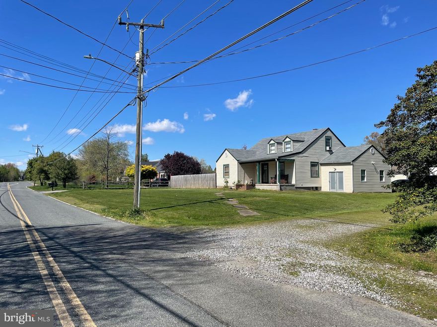 A great investment opportunity on 1.26 acres!! The house is connected to public water & sewer system. Build your own dream home, add to and/or renovate the current livable home or rent the existing house. The well built 3 level  (approx 2000SF above grade) house w/finished basement (approx 1000SF) is ready for move in. No HOA! This part of old Ox Road is now a country lane. A large three level cape cod on flat 1.26 ACRE LOT located in an amazing location! Tremendous value in the peaceful flat land & location. Very close to I-95 highway, VRE station, Fairfax County Parkway. House sells in AS Is Condition, Current zoning code is R-1(RESIDENTIAL 1 DU/AC).  Prime location perfect for commuters! Just minutes to I-95, Fairfax County Parkway, the Virginia Railway Express, Amtrak Auto Train and 30 minutes to Reagan National or Dulles International airports. Find a top public school pyramid and plenty of fitness, restaurants, and shopping nearby. Enjoy easy access to culture and recreation opportunities: 1 block to New Lorton Workhouse Arts Center, enjoy nearby Historic Occoquan and Occoquan park. Nearby Liberty Market includes a Lidl grocery store, boutique shops, and outdoor events. Also, Burke Lake Park and Golf Center, Laurel Hill Golf Club, Fairfax County Cross Country Trail (40 miles), Laurel Hill Park Mountain Biking Trails, South Run Rec Center and Lake Mercer to name just a few! Don't miss this unique opportunity!
On the top floor is a master bedroom with a bonus sitting room and a full bath.  The main level has a master bedroom, a second bedroom, living room, kitchen with stainless steel appliances, off kitchen bump out and a bonus room that can accommodate guests, an office or home gym. At the back of the home is an ample size deck as well as a beautiful paver patio that is great for entertaining.  
Land, location, peace of mind and potential... come see this amazing opportunity.