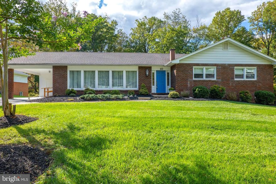 awesome opportunity to purchase in stevenson on a private cul-de-sac with a spacious lot. brick ranch  was converted from a 4br to create a large master suite. eat-in kitchen w many updated stainless appliances, peninsula,  two pantries & desk area overlooks sprawling rear yard. family room with sliders to maintenance free deck. expansive living room / dining room combination is lined with floor-to-ceiling windows offering brilliant light and views of the front lawn. master suite w 3 wall closets & large walk-in flanked by built-ins. 2 additional brs & full bath with upper level laundry complete the main level. finished lower level  w family room with walk-out, half bath, 2nd laundry station, oven/stove & fridge & two huge storage areas. carport w shed & ample driveway parking. beautiful, tranquil lot & fantastic court location with cut-thru to ft. garrison is ideal for walking the neighborhood or school access. convenient to  695/83/quarry/downtown/and much more.