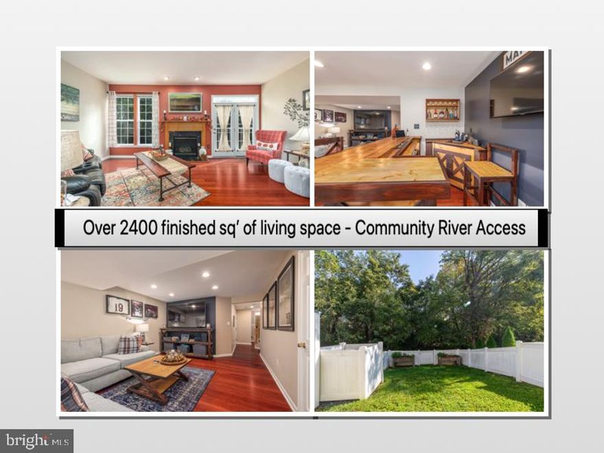 Welcome to 43 Lullwater Way, a stunning interior townhouse in the charming and highly desirable community of Brookfield on the Potomac. This beautiful brick-front townhome boasts 3 bedrooms, 2 full bathrooms, and 2 half bathrooms, and with over 2400 finished square feet of living space, this well-maintained home offers spacious and comfortable living that will impress any buyer.

As you enter this home, you will immediately notice the gleaming hardwood flooring that flows throughout the main and second levels. The open-concept floor plan allows a seamless flow between spaces, perfect for entertaining guests or relaxing with family. The main level offers a half bath, a large family room, a custom bar, and access to the backyard. 

On the second level, the living room boasts a cozy gas fireplace, creating a warm and inviting atmosphere on those chilly evenings. The kitchen is a chef's dream, featuring ample cabinetry and a center island. Prepare delicious meals while still being connected to the rest of the living space, and never miss out on a conversation or moment. The separate dining area is the ideal spot to enjoy your morning coffee or a family dinner.

The upper level of this home is where you will find the expansive master suite. This private retreat boasts a custom-made walk-in closet and a luxurious en-suite bathroom with a dual vanity, soaking tub, and separate shower. Two additional bedrooms and a full bathroom complete this level, providing plenty of space for family members or guests.

But the features don't end there - this home also offers a fenced rear yard that backs to trees, providing the perfect space for kids to play or pets to run around. The outdoor space is low maintenance and ideal for those who enjoy spending time outdoors without the hassle of constant upkeep. The community also offers river access with a boat ramp, perfect for water enthusiasts. There is also a tot lot, volleyball court, and walking paths, ensuring everyone has something to enjoy.

Conveniently located, this home is a commuter's dream, offering easy access to major highways and only 30 miles to Chambersburg, PA or Frederick, MD, and only 10-12 miles to Hagerstown, MD. And with all the shopping, dining, and entertainment options nearby, you'll never run out of things to do.

Don't miss your chance to own this stunning townhouse in the sought-after Brookfield on the Potomac.  With its prime location, fantastic features, and well-maintained interior, this home won't be on the market for long. Schedule your private showing today and see why this is the perfect place to call home.