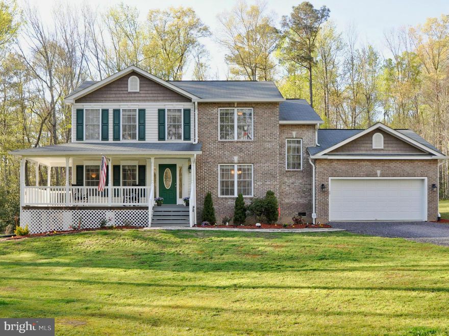 Outdoor lovers paradise! This Beautiful colonial is nestled on 10.5 acres at the end of a cul-de-sac in a private neighborhood.   features new corian kitchen countertops, along with ss appliances. Also included new back deck, dual zone heat pumps installed in 2015, seamless 6" gutters featuring rino guard installed 2014 with a 20 yr fully transferable warranty .NO HOA!