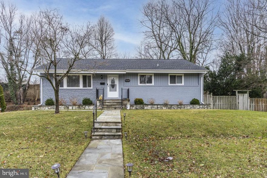 This wonderful rare find is an updated split level home which is now the hottest floor plan out there! Meticulously cared for. It's in one of the most desirable neighborhoods of Bethesda. It features bright & airy floor plan . Combined living room dining room, updated bathrooms, fireplace and a large usable outdoor space. With hardwood floors throughout  The basement set up as a separate in-law suite. Smart  home improvements and major home system upgrades throughout, Ask Jared for the disclosures to see them all! The fenced private backyard with a deck off the back into a huge backyard open usable yard. This home is ideally located in a convenient, friendly neighborhood with outstanding schools, parks and walking paths to access from the house that includes a playground & tennis courts and ball fields, few minutes to I270/495.