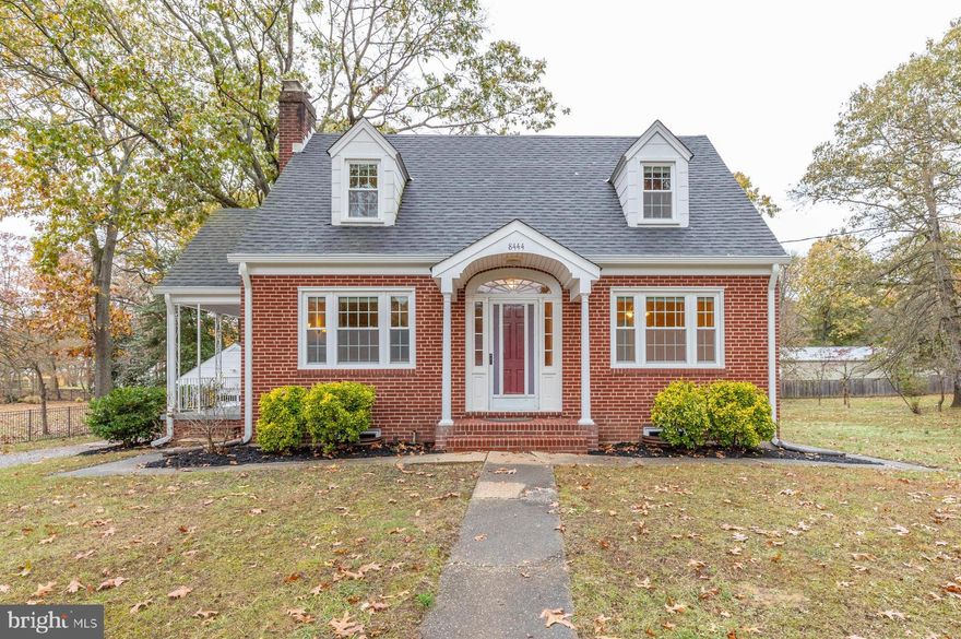 Charming Brick Cape Cod with 3 Bedrooms & 2 Full Bathrooms on .86 acres.  This house has been extensively renovated in the past 5 years.  Freshly Painted and NEW Windows installed in 2017, as well as the Back, Side & Storm Doors.  Storm Doors feature Built-In Sliding Screens.  Newer 3 Zone Mitsubishi System installed in 2018.  Main Level Bedroom for easy One Level Living and 2 Spacious Bedrooms on the 2nd Level, with Vaulted Ceilings, Picturesque Dormers and Walk-In Cedar Closets.   Washer & Dryer in the basement with walk out to the large scenic level backyard.  Detached 2 Care Garage with Electricity.  This is the Perfect House located on a Quiet Dead End Street providing the Privacy you want but also the Convenience of 30 Minutes to Annapolis / Fort Meade; 45 Minutes to Baltimore / Columbia & 20 Minutes to BWI Airport.