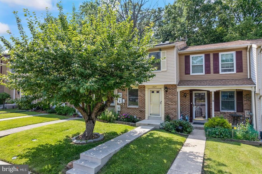 Welcome to 13825 Palmer House Way, a nature lover and commuter's dream location. This super convenient beautiful 2 Bedroom 2 Bathroom (3-Level Townhouse) in the desired walkable community of Greencastle Manor will not disappoint. From the moment you enter this home you'll be greeted with newly installed luxury vinyl flooring on the entire main level. Large coat closet or pantry. Updated kitchen with Granite Counter-Top, Stainless-Steel Appliances and table space to enjoy your favorite cup of coffee. Just off the kitchen you'll find your combination living dining space with two large floor-to-ceiling windows to let in the perfect amount of natural light. These windows also offer a perfect view of the super large fenced-in backyard and beautiful tree line for added privacy. Venturing upstairs you will find 2 bedrooms with ceiling fans and recessed lighting. The primary bedroom also offers dual entry ensuite bathroom, lots of closet space, and an in-bedroom vanity area. The fully finished lower-level basement area offers an open living space with a full bathroom, laundry room with Washer and Dryer, newer HVAC (2020) and Humidifier Clean-Air system (2023), 60-gallion Hot Water Heater (2017), and additional storage. Just outside the lower-level sliding glass patio door you'll find a private ground-level deck and convenient storage shed. To assist with lowering your utility bill, property comes equipped with Solar Panel already installed. This home is super close to shopping, restaurants, Route 29 Colesville Rd, Route 200-ICC, commuter bus stop direct to Silver Spring Metro Station, and less than 5 miles to I-95 and the I-495 beltway. The property is also incredibly close to Fairland Recreational Park with Walking and Biking trails, Baseball & Soccer Fields, Basketball & Tennis Courts, the Fairland Sports and Aquatic Complex, and The Gardens Ice- House Skating and Hockey Complex, as well as Columbia MD, Washington DC, and Baltimore being conveniently just a short drive away.