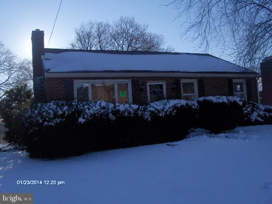 Brick ranch home that needs a complete rehab. This home is part of the Freddie Mac 1st Look initiative (owner occupants & non-profits only until 3/23/14). In ground pool in the rear. Sold as-is. Buyer pays 2% transfer tax.