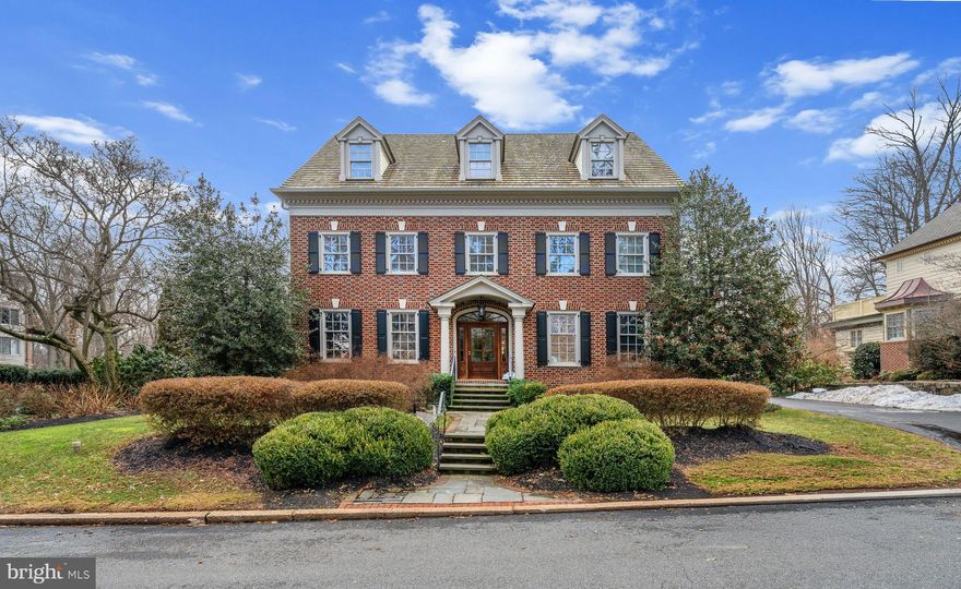 Welcome to 1900 Field Road, situated on 1/4 acre corner lot in the highly sought-after Highlands neighborhood of Wilmington. This exceptional custom-built home by a builder for himself constructed in 2006, offers timeless architecture paired with modern luxury and thoughtful design throughout. Beautiful architectural detailing and exquisite finish work set this home apart from the rest. High ceilings create a sense of light and space, and a stunning great room and adjoining kitchen serve as the heart of the home. The gas fireplace with decorative mantel anchor the space, creating an elegant space for entertaining or relaxed evenings at home. The expansive chef's kitchen offers abundant workspace and storage, highlighted by a sizable island with seating for six. The first floor also features a sophisticated dining room with built-in cabinetry and a convenient powder room just off the welcoming light-filled foyer. Upstairs, five generously sized bedrooms each feature their own ensuite bath, offering exceptional privacy and comfort for family and guests. The third floor provides additional flexible living space ideal for guests, a home office, or a playroom. The large lower level further expands the home's versatility, complete with a full bathroom and flexible areas for media or family room and dedicated exercise space. A private theater and wellness retreat featuring a sauna and adjoining massage room offer spa-level luxury right at home. A detached two-car garage includes a spacious apartment above, perfectly suited for an au pair, an in-law suite, or private guest quarters. This is a rare opportunity to own a meticulously designed home where timeless design, space and modern amenities come together seamlessly.