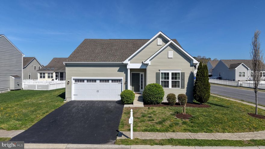 Welcome to 401 Amberly Ct in Millsboro, located in the established  community of The Commons at Radish Farms! Situated on a spacious .21-acre corner lot, this beautifully updated ranch home offers comfort, convenience, and room to grow.  Inside, you’ll find 3 bedrooms and 2 full baths with a desirable split-bedroom floor plan, placing the private primary suite on one side of the home and the guest bedrooms on the opposite side. Recent upgrades include fresh paint, new fixtures, new flooring, new appliances, and a move-in-ready feel throughout.  Need extra space?  The full unfinished basement offers endless possibilities for storage, a workshop, home gym, or future finished living space.  Step outside to enjoy the newly added rear patio—perfect for entertaining, grilling, or simply relaxing in your backyard retreat.  With one-level living, modern updates, a generous lot, and expansion potential in the basement, this home is a rare find in a convenient location near shopping, dining, and Delaware’s beautiful beaches.  Don’t miss your opportunity to own this gem!