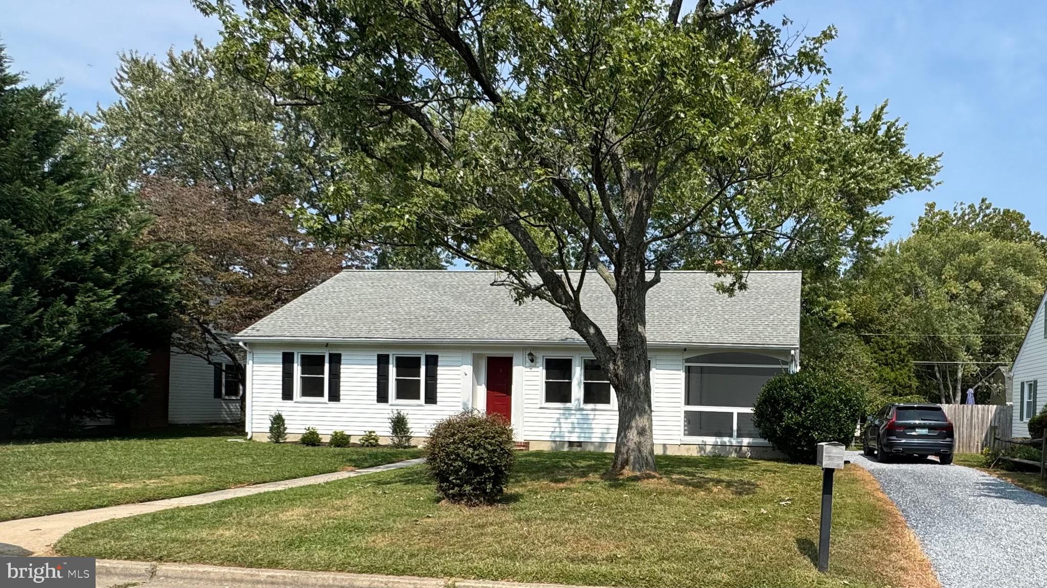 Enjoy one level living in this updated home nestled in a quiet Easton neighborhood. Close to Rails to Trails, downtown shopping, restaurants, farmers market, and the many festivals and events that Easton hosts.
This three bedroom, one bath home has been freshly painted, refinished oak floors throughout and updated bathroom. Plan meals in your remodeled kitchen with all new appliances, cabinets, flooring, and countertops. Off the kitchen is a utility room with washer dryer hook up and new Hot water heater. The open space of the Living area and dining room has nice natural light with an attached screen porch for added summer enjoyment.
There are also New Windows, HVAC (new 2025), and stone drive. Alley access to a spacious fenced yard with nice shade trees and accessory building.