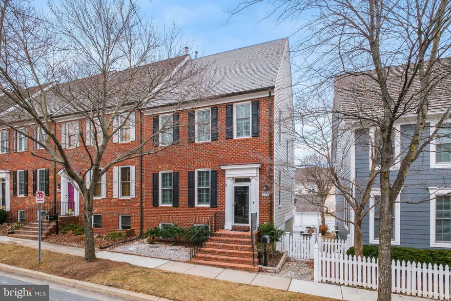 Handsome brick-front end-unit in the heart of Kentlands—and a rare opportunity on this street. Enjoy the peace of mind and curb appeal of a real slate roof, plus a beautifully upgraded outdoor setup featuring an oversized, one-of-a-kind custom patio with built-in landscaping—perfect for entertaining and everyday living.
Inside, you’ll love the bright, open main level with spacious living and dining areas, diagonal custom wood floors, wood stairs, a gas fireplace, and a generous chef’s kitchen with granite countertops.
The walk-out lower level adds exceptional flexibility with a large family room, den, full bath, and direct access to the patio ideal for guests, a home office, or media space. Upstairs offers spacious bedrooms and fully renovated bathrooms throughout.
A standout feature: a 2-car garage PLUS an additional rear parking space—room for 3 cars along with extra storage.
Ideally situated near community amenities, parks, and Kentlands’ beloved shops and dining—this is a truly special home that combines charm, function, and a lifestyle buyers wait for.