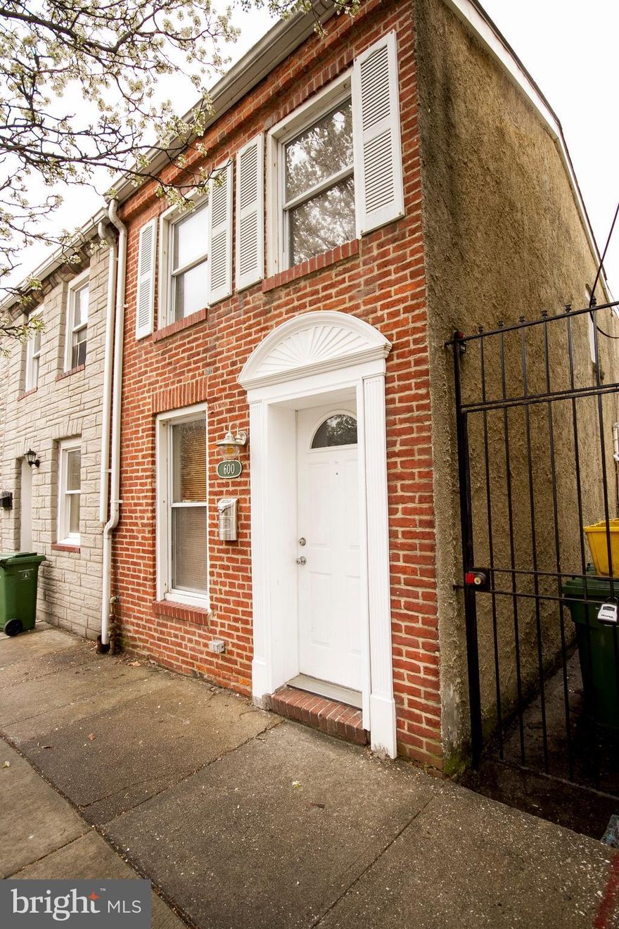 Garage Townhome w 2 spacious bedrooms, exposed brick, hardwood floors. Rear Deck above Garage, to be built, adds great outdoor space! Extra storage in partial attic This is an end of group that sits on a very wide alley. SUPER EASY PARKING!Great Location!