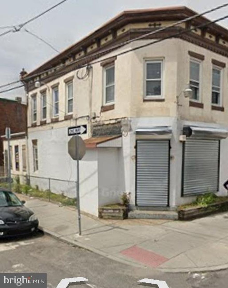 Corner Mix use Property a few Blocks from Frankford  Transport Center! The building consist of 2bd 1bath on the second floor with separate entrance, tenant occupied month to month generates $1200 month. First floor has 2bd 1bath in the rear unit with separate entrance,  tenant occupied month to month with income of $1200 month. Front of the building is a commercial space which is currently vacant and has approximately 1200 sf with half bath and a  finish basement which could potentially generate any where from $1300 to $1500 month. Space is big enough to put a Hair parlor, Deli, Barbershop, Restaurant etc... 
Property could be deliver vacant if requested.