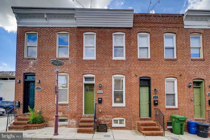 Welcome home to beautiful 214 N Madeira St! This elegantly renovated, and lead-free certified, brick front 2 bedroom, 1.5 bath town-home is sure to captivate your heart with everything it has to offer. Conveniently located on a light-filled block in close proximity to Johns Hopkins Medical Campus, Butcher's Hill, and Patterson Park, this home is a short walk from the best dining, entertainment, and shopping options around. Boasting an impressive array of upgrades, enjoy luxury living amidst gleaming hardwood floors, exquisite trim and crown molding, tray ceilings with recessed lighting, gourmet kitchen with upgraded kitchen cabinets, granite countertops, mosaic backsplash, stainless steel appliance package with a 5-burner gas range and additional counter space to satisfy the chef, and so much more. Dual flush toilets, luxury soaking/ Jacuzzi bathtub, ensuite washer and dryer on the upper level, ceiling fans in both bedrooms, and a walk-in closet in the master bedroom round out the enhanced conveniences. New water heater (mid 2021) and newer HVAC system (late 2017). A paver stone patio in the fenced backyard provides space for outdoor enjoyment and entertaining. Unfinished basement with concrete floor offers additional room for storage. Home warranty offered. Option for off-street assigned parking. This home is ready to move-in and make your own. Don't wait - make an appointment and schedule your tour today!
