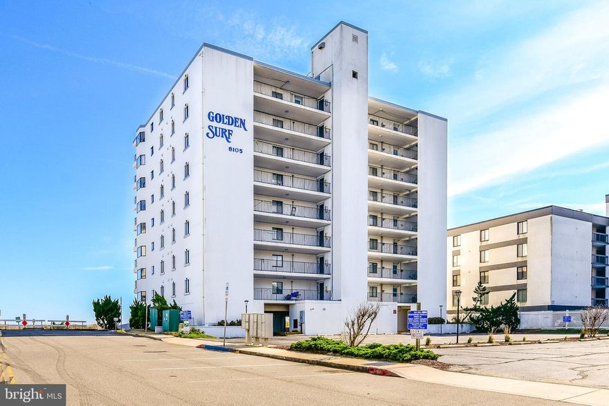 One of the largest one bedroom direct Ocean front units on the Beach! This Large 1 bedroom 1 1/2 Bath Nicely updated kitchen & cabinetry, both baths have updates, new interior door, enjoy sitting on your private balcony watching all those beautiful sunrises & all the activity on the Beach. Amazing Mid town location low density beach. Under building assigned parking, outdoor shower & elevator complete this perfect unit. Great rental potential current owner does not rent. This beach front Gem could be yours !