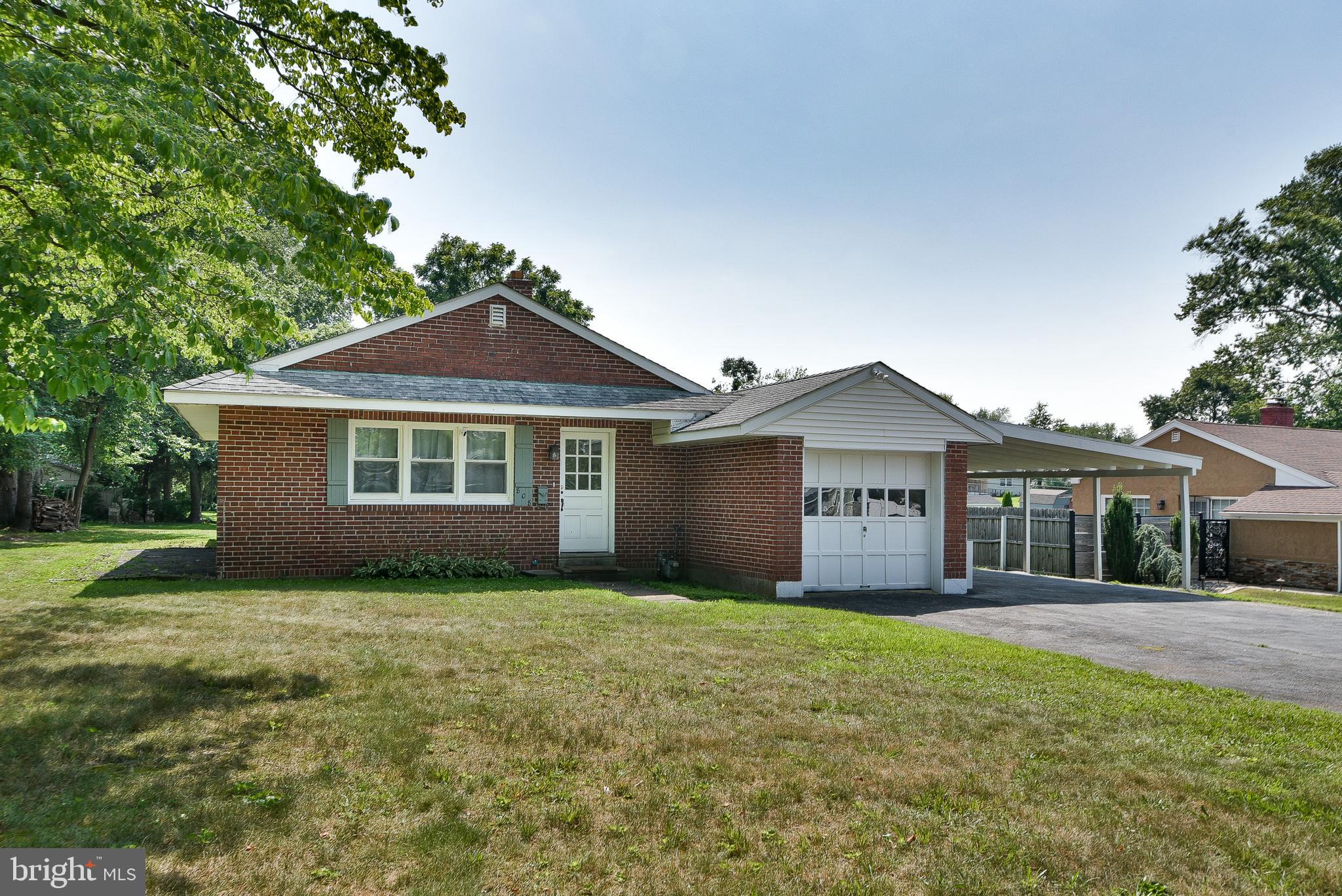 Offered for sale is this adorable move in ready ranch home in Plymouth Meeting in a great location. This beautifully updated home offers a perfect blend of modern convenience and lasting quality, featuring brand-new heater and air conditioning system, electrical, plumbing, and gas lines for peace of mind and efficiency. The completely renovated kitchen is a true standout, equipped with sleek, contemporary cabinetry, a brand-new microwave, and a stainless steel refrigerator—ready for everyday use or entertaining guests. Every system in the house has been thoughtfully upgraded to provide reliable comfort and functionality for years to come.
Drive way offers multiple parking spots as well as enough space to park up to 3 cars under the car port. Situated on a large level lot with shed at the rear for additional storage. You can enjoy the back yard and outdoors with a custom bar area located by the rear door. Home also offers an attic space for additional storage. New ceiling fans and a custom tray ceiling in the main bedroom. Most of the windows in the home have been replaced. You can access a patio area from the living room, another space for you to sit out and enjoy.
This home is located close to the Turnpike and all major routes, shopping and restaurants.
Make your appointment today to view this great home.