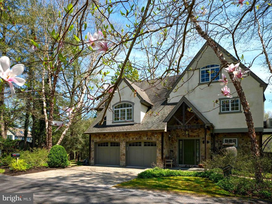 Welcome to "Eagles Nest" , a one of kind river side home with long distance panoramic views that are unrivaled along the Delaware. Set on a gentle bend of the Delaware river this completely rebuilt, raised and renovated home has all it's living space built above the flood plain. The main living room has floor to ceiling windows that fill the room with sunlight and offers a breathtaking view of the timeless landscape that looks the same as it has for centuries. The floor to ceiling stone wrapped fireplace, custom millwork, hardwood floors and open floor plan create a warm and  welcoming living space. The well appointed chef's style kitchen has high end stainless appliances, custom cabinetry & built-in shelves , ornate tile backsplash and is anchored by a granite island with beverage unit & prep sink.  The main floor primary suite is perched with a full view of the river and natural landscape, ample closet space, plantation shutters and hardwood floors. The sumptuous owner bath has dual vanity sinks, jetted soaking tub, & seamless walk in shower. The 2nd floor offers two more generous bedrooms, a full bath, and loft that looks out to the river. The lower level provides additional space for entertaining and direct access to the two car garage. There are decks off the main and 2nd floor that run the full length of the house and that give a full embrace of the incredible view like sitting in a tree top. Follow the hardscape path right down to the river and take your canoe or kayak out into the water.  The other side of the property offers a large level & open yard with direct access to the towpath. There is also an oversized barn / outbuilding that offers endless possibilities to add an office, studio, possible guest house or in-law suite.  Easy access to New Hope, Frenchtown &  Stockton. Close to routes 32, 29, 611 & 202.  
“The river has great wisdom and whispers its secrets to the hearts of men.” 
- Mark Twain