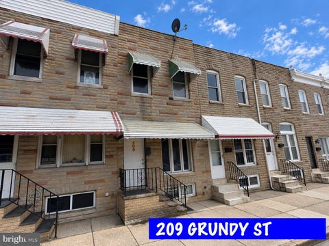 Townhouse For Sale - 209 Grundy Street<br/> BALTIMORE, MD 21224
