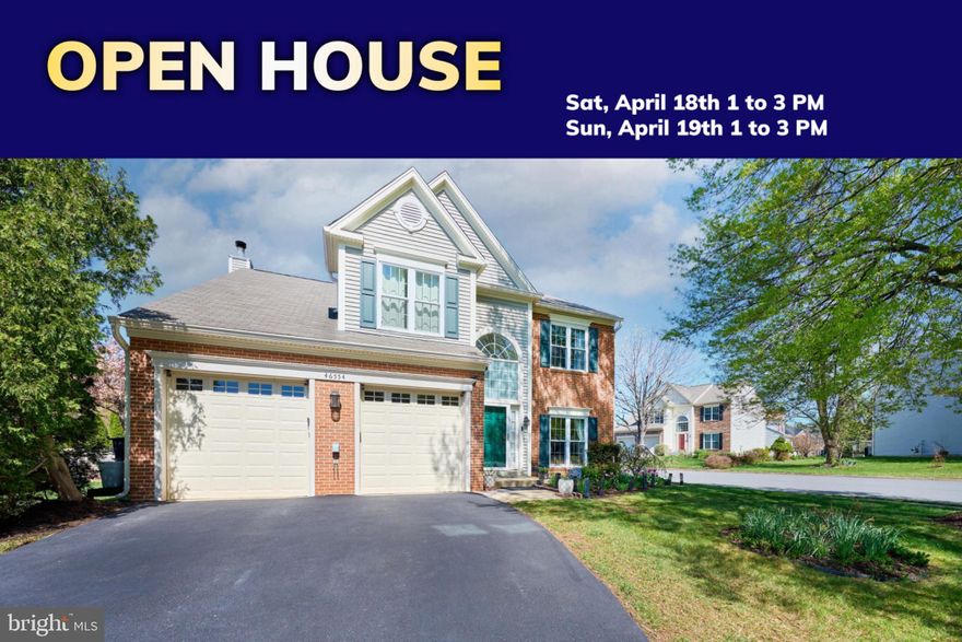 Rare opportunity to own a charming single-family home in the heart of Cascades at an exceptional value.This beautifully maintained and extensively updated brick front Colonial filled with natural light, creating a bright, airy, and welcoming feel throughout. The second level showcases beautiful hardwood flooring, 4 spacious bedrooms, and an updated bathroom, offering both comfort and functionality.


This beautifully maintained home offers tons of upgrades throughout, including new windows (2021), new garage doors with quiet belt-driven openers (April 2023), a new water heater (2025), roof (2013 with warranty), and HVAC system (2011). The family room features waterproof laminate hardwood flooring and a stylish modern ceiling light that adds warmth and brightness to the space.


Enjoy a large fenced backyard, perfect for outdoor entertaining, relaxation, and everyday enjoyment. With its inviting layout and seamless flow, this home offers easy access to major routes, shopping centers, dining, and everyday conveniences. Located in a prime Cascades location, this home combines comfort, style, and long-term value—an exceptional opportunity for today’s buyer.