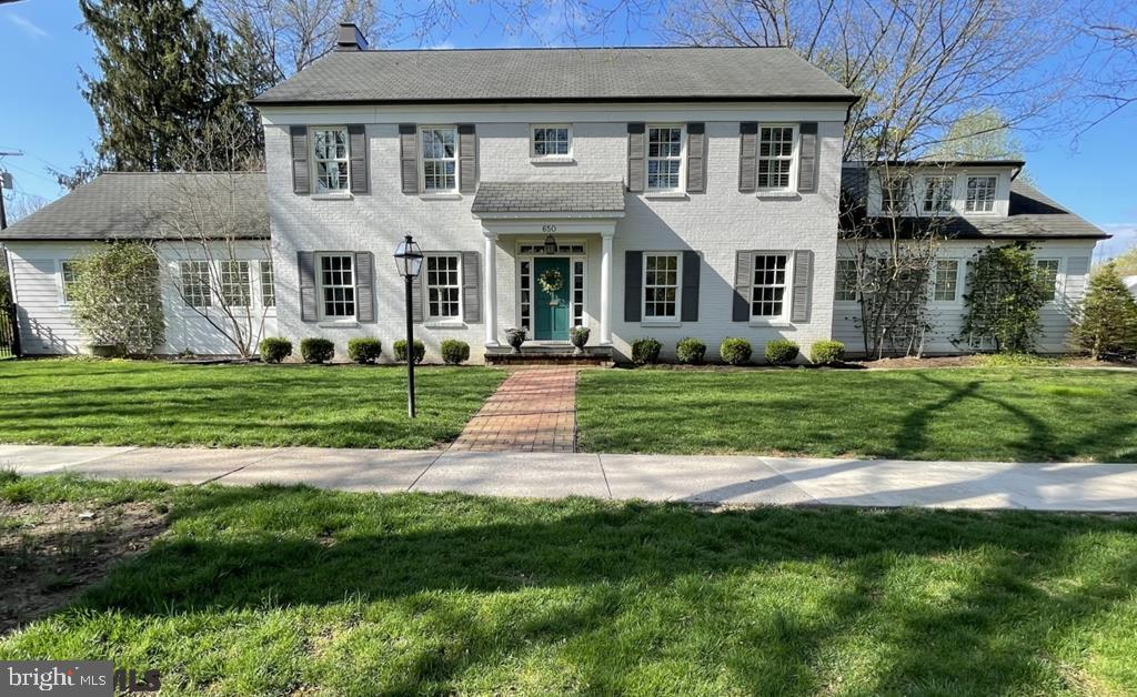 One of the most stunning properties in the State College Borough. This traditional colonial home in College Heights West blends timeless architectural elements along with sleek modern spaces. In 2010 the new structure was built with Austin Texas architect Sarah Bullock McIntyre overseeing the design and project. First floor features a formal dining room, library and large owners wing with an office, laundry and bathroom. A series of windows and doors flood natural light into the open concept Great Room and Kitchen area. Enjoy entertaining on the back patio and the large fenced in yard. The upper floor hosts 3 large bedrooms, a game room and Guest Quarters, complete with a 4th bedroom, full bath and entertainment area. Enter the recently completed lower level and step into a midcentury modern vibe that is masterfully presented, with an entertainment area, full bar, a gym and additional quarters. Tasteful accents, top of the line finishes and ideal for all things State College and PSU.