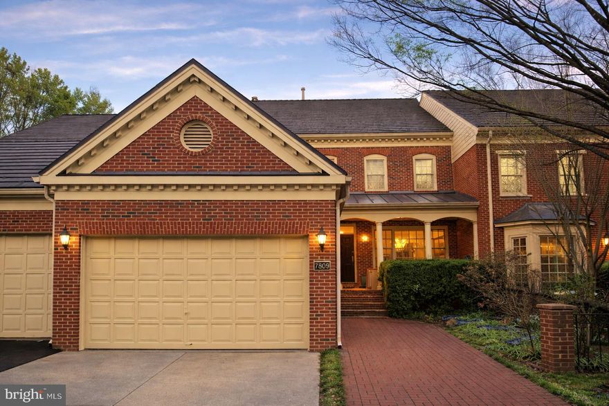 Welcome to this beautifully maintained, all-brick townhome in the highly sought-after River Falls community. Offering over 4,500 square feet of finished living space across three levels , this home combines timeless design, generous room sizes, and a low-maintenance lifestyle in one of Potomac’s most desirable locations.

From the moment you enter, you’ll notice the high ceilings, detailed moldings and high quality hardwood flooring throughout the main level and upper level. The foyer opens to a formal dining room and a bright living room, creating a comfortable flow for both everyday living and entertaining. 

The kitchen is the heart of the home, featuring a center island, ample cabinetry, and opens directly to a spacious breakfast area and the family room.   The family room offers a gas fireplace, custom shelving, and plenty of space to gather and unwind. 

Upstairs, the primary suite is expansive and filled with natural light, with peaceful views overlooking the private, fenced patio. This space includes a dressing area, two walk-in closets, and a beautifully updated en-suite bath with double vanities and a large step-in shower. Two additional bedrooms are generously sized and share access to a well-appointed full bath, while upper-level laundry adds everyday convenience.

The spacious lower level offers incredible flexibility with a large recreation room, ideal for a media space, game room, or additional living area. From here, step outside to the Georgetown-style brick patio and porch, creating a great outdoor extension of the home. A fourth bedroom or office, an ensuite full bath, and a spacious storage area, perfect for a home gym, which complete this level.

Located just minutes from the C&O Canal and Great Falls National Park, this home offers easy access to outdoor trails while still being close to Potomac Village, Tysons Corner, and major commuter routes. River Falls also offers access to community amenities, including common grounds, trails, a clubhouse, a swimming pool, six tennis courts, a playground, and fields for sports such as baseball, soccer and lacrosse.

Well cared for and move-in ready, this is a rare opportunity to own a spacious, thoughtfully designed home in one of Potomac’s most desirable communities.  High sought - after Carderock Springs, Thomas W Pyle, and Walt Whitman school pyramid.