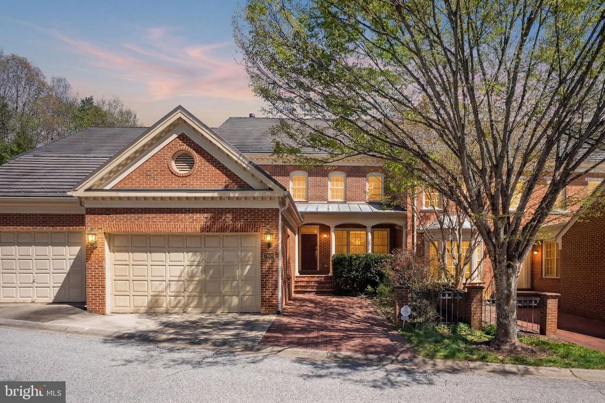 OPEN HOUSE: SATURDAY 4/11/2026 3-5PM & SUNDAY 4/12/2026 1-3PM. Welcome to this beautifully maintained, all-brick townhome in the highly sought-after River Falls community in Potomac. Offering over 4,500 square feet of finished living space across three levels , this home combines timeless design, generous room sizes, and a low-maintenance lifestyle in one of Potomac’s most desirable locations.

From the moment you enter, you’ll notice the high ceilings, detailed moldings and high quality hardwood flooring throughout the main level and upper level. The foyer opens to a formal dining room and a bright living room, creating a comfortable flow for both everyday living and entertaining. 

The kitchen is the heart of the home, featuring a center island, ample cabinetry, and opens directly to a spacious breakfast area and the family room.   The family room offers a gas fireplace, custom shelving, and plenty of space to gather and unwind. 

Upstairs, the primary suite is expansive and filled with natural light, with peaceful views overlooking the private, fenced patio. This space includes a dressing area, two walk-in closets, and a beautifully updated en-suite bath with double vanities and a large step-in shower. Two additional bedrooms are generously sized and share access to a well-appointed full bath, while upper-level laundry adds everyday convenience.

The spacious lower level offers incredible flexibility with a large recreation room, ideal for a media space, game room, or additional living area. From here, step outside to the Georgetown-style brick patio and porch, creating a great outdoor extension of the home. A fourth bedroom or office, an ensuite full bath, and a spacious storage area, perfect for a home gym, which complete this level. Two car garage with EV Charger installed.

Located just minutes from the C&O Canal and Great Falls National Park, this home offers easy access to outdoor trails while still being close to Potomac Village, Tysons Corner, and major commuter routes. River Falls also offers access to community amenities, including common grounds, trails, a clubhouse, a swimming pool, six tennis courts, a playground, and fields for sports such as baseball, soccer and lacrosse.

Well cared for and move-in ready, this is a rare opportunity to own a spacious, thoughtfully designed home in one of Potomac’s most desirable communities.  High sought - after Carderock Springs, Thomas W Pyle, and Walt Whitman school pyramid.