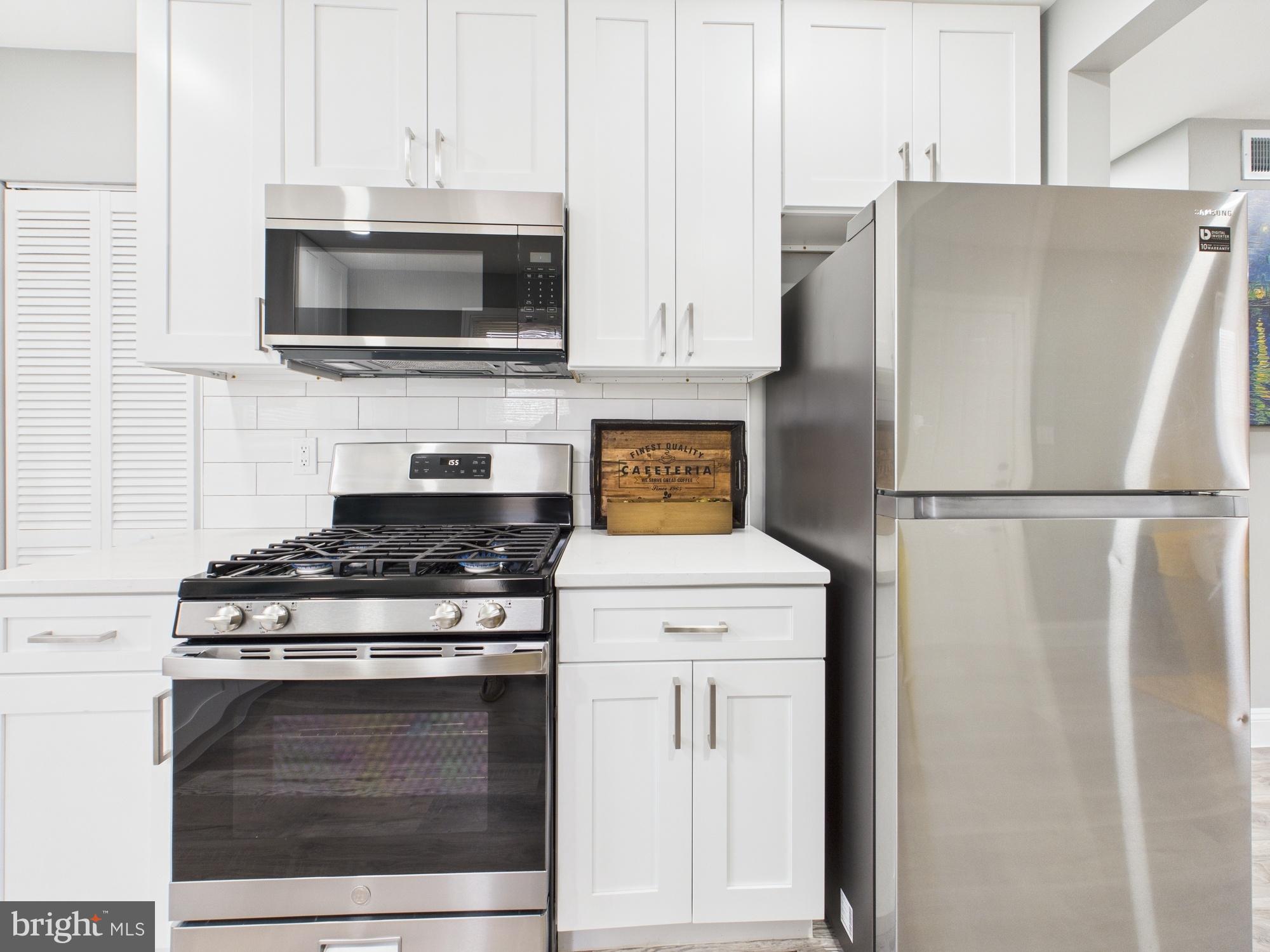 This completely renovated 4-bedroom, 2-bathroom home is move-in ready. The expansive living room is filled with natural light, and there is an additional room on the main level ideal for an office or guest room. The brand-new kitchen, HVAC system, and electrical wiring are all updated, along with a master suite on the second level that features a new bathroom. The flat, fenced backyard, making it perfect for outdoor gatherings and relaxation. This is a fantastic opportunity to own a modern home with quality upgrades! very convenient to public transportation, Grocery stores and 95.