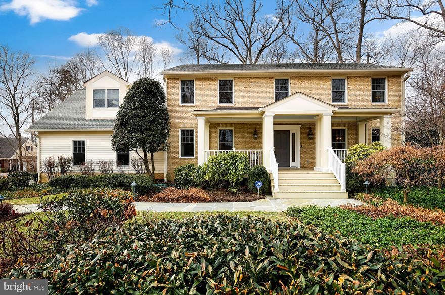 Shows like a model home!  Gorgeous custom-built remodeled brick front Colonial on 1 acre landscaped lot w/ mature trees.  Features Marble foyer; Cherry HW floors; Gourmet Kit with granite, built-in refrigerator, marble back splash, cherry cabinets, double ovens; FR with fireplace; Bonus room over garage; Master with lux bath; finished LL; stone patio; irrigation system & landscape lighting!