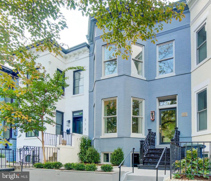 A stately and elegant Capitol Hill bay-front home nestled on tree-lined 10th St just a stone’s throw from Lincoln Park and Eastern Market. This spacious 6-bedroom, 4.5 bathroom home has been thoughtfully renovated and is primed for entertaining and flexible living. While the location captures the idealism of life on the Hill, the property itself offers nearly 4,000 square feet of living area across 3 levels with soaring ceiling height and crisp custom finishes. A rentable basement unit is optimized for immediate cashflow, and your secure parking is equipped with convenient EV charging capability. Previously home to the block’s namesake, William Outlaw & his wife Pocahontas, the property is steeped in neighborhood history and serves as a reminder of the tight-knit community still possible within the bounds of a bustling city. It’s Hill life as you’ve always dreamt it – discover what’s next on 10th St NE.