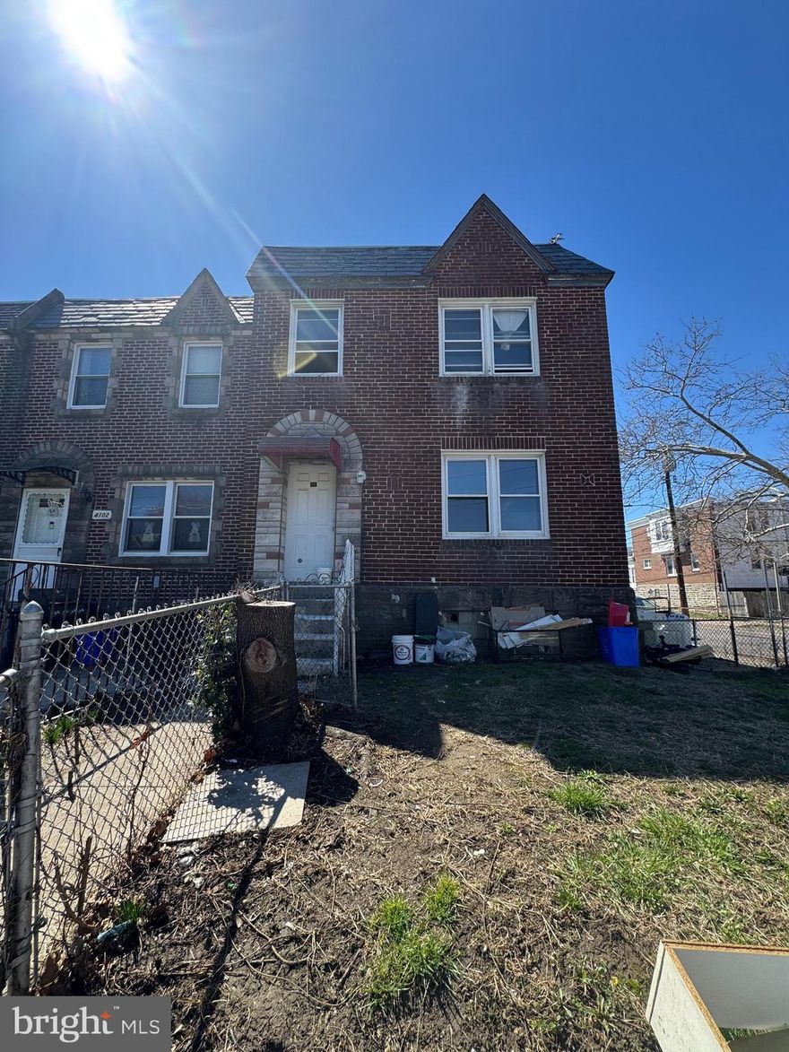 THE PROPERTY IS  BEING SOLD AS-IS CONDITION!
Great turkey investment opportunity . live in one unit ,rent out the other. This duplex located in the  desirable  Mayfair section of Northeast Philadelphia .  Both units need some TLC. Please schedule today and easy to show!!!