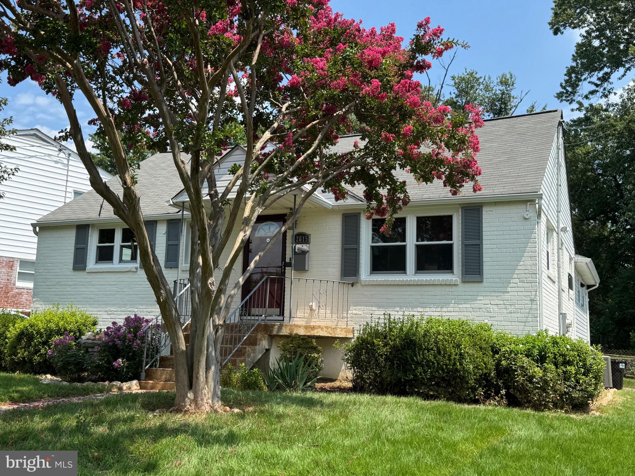 Sunny and Spacious brick rambler located in the desirable subdivision of Glenmont Hills, only minutes away from Glenmont Metro. Large kitchen addition with an extra dining room and sliding glass doors for the deck makes it an outdoor lovers dream, three original bedrooms on the main floor with a full bath and one more bedrooms/full bath in the basement. Finished Basement with a bedroom and a bath, large recreation room, walk in closet, Laundry room with Washer and Dryer ,Newer HVAC, windows, water heater, updated kitchen, refinished hardwood floors makes this house a not to miss.