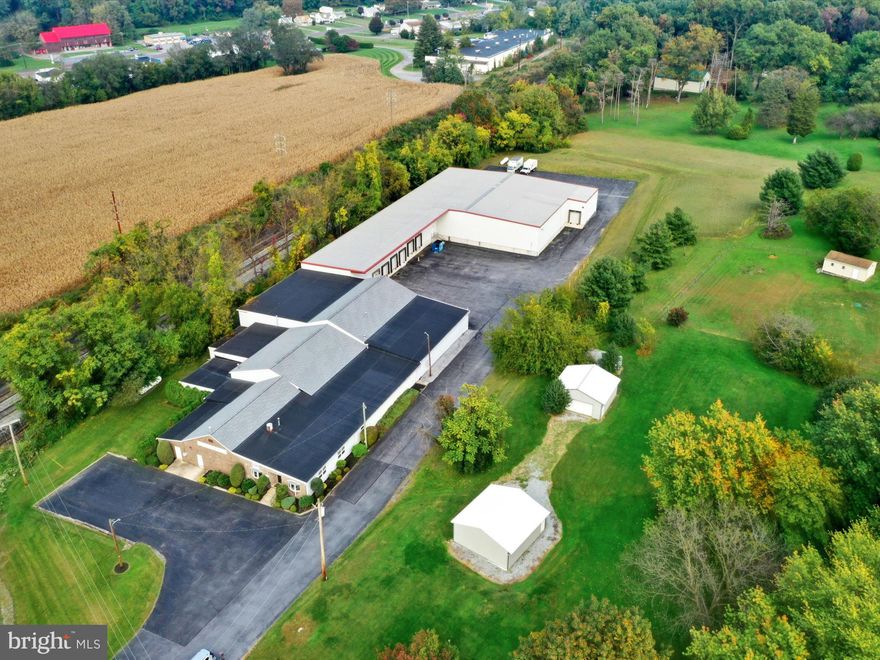 Exceedingly well maintained commercial/industrial warehouse opportunity located in Robesonia PA. This property features 35,000 sqft on over 4 acres with easy access to Rt 422 and surrounding areas. Generous office space, 11 loading docks, and ample parking for large commercial trucks and equipment.