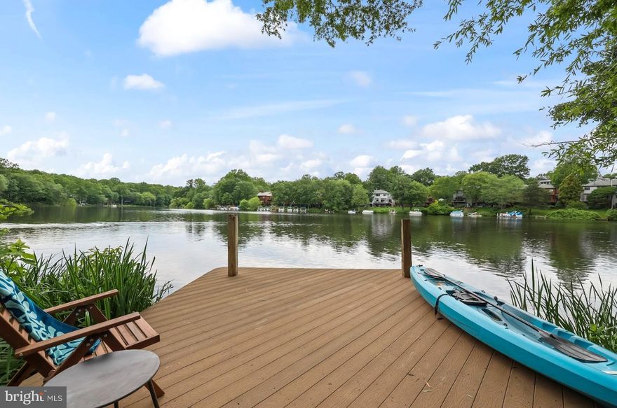 Welcome to 2201 Burgee Court, a truly exceptional five-bedroom, three-and-a-half-bath contemporary lakefront residence offering over 3,300 square feet of thoughtfully designed living space, sweeping water views, high-end finishes, and direct access to Reston's most prized waterfront—Lake Audubon. Tucked away in a quiet cul-de-sac and just minutes from Washington, D.C., this home blends the serenity of lakeside living with refined, modern design.

Inside, soaring vaulted ceilings, skylights, and walls of windows flood the home with natural light, framing breathtaking lake views from nearly every room. The reimagined floor plan is both beautiful and functional, offering warm white oak hardwood floors and custom details throughout. A spacious office nook on the main level offers inspiring lake views and makes working from home a pleasure. At the heart of the home is a showstopping gourmet kitchen, complete with a Sub-Zero PRO refrigerator, Wolf range, Cove dishwasher, Elkay built-in filtered water dispenser, and a striking quartz waterfall island—an entertainer’s dream that seamlessly connects to the main living and dining areas. A sleek modern cable railing between the kitchen and family room enhances openness while maintaining clean sightlines, and a dramatic three-sided fireplace with a cement finish creates a bold architectural focal point on the main level.

The primary suite is a luxurious retreat with elevated ceilings, views of the water, and a cozy second fireplace. The spa-inspired ensuite bath and custom walk-in closet feature heated floors, LED vanity mirrors, Dekton counters, and Grohe fixtures—offering the perfect blend of style and comfort. The thoughtfully redesigned mudroom adds everyday practicality while preserving clean, modern lines.

This home is made for indoor-outdoor living and entertaining, with three composite decks that overlook the lake, including a newly expanded lower-level deck completed in 2022. The Hot Springs Highlife hot tub, installed in 2023, offers a perfect spot to relax while enjoying sunset views over the water. A private dock provides direct access to Lake Audubon for boating, kayaking, or fishing—an ideal setup for embracing the best of waterfront living.

The walk-out lower level includes a full bath, flexible space that functions as a legal bedroom or recreation area, and a custom built-in serving bar. The basement also received new carpet in 2022, adding a fresh, updated touch to the space.

Additional premium upgrades include a new Carrier Performance heat pump and air handler installed in August 2022, full exterior paint completed in May 2024, and a spacious two-car garage equipped with two Tesla chargers.

Whether you're casting a fishing line at sunrise, enjoying wine on the deck at sunset, or hosting friends for a weekend at the lake, 2201 Burgee Court offers a lifestyle that’s rarely available. Lake Audubon—Reston’s largest lake at nearly 44 acres—delivers the perfect blend of recreation and tranquility just steps from your door.


This rare offering captures the essence of Reston living: contemporary design, thoughtful upgrades, and waterfront serenity just minutes from the energy of the D.C. metro area. Come experience lakeside luxury like never before.