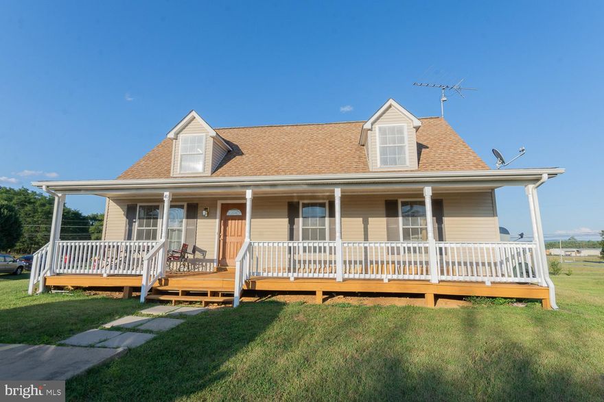 New carpet, freshly paitned interior, and updated front porch and door! Nice Cape Cod on a corner lot convenient to everything. This home features 4 bedroom and 2 full baths. Large living room. Eat in country kitchen with a door that leads to the back deck.  Main floor laundry room. Large front porch to relax on and enjoy your morning coffee. Seller's will pay for a one year home warranty for the buyers too.  Fresh  Paint and New Carpet!! A Must See!! Set up an appointment today.