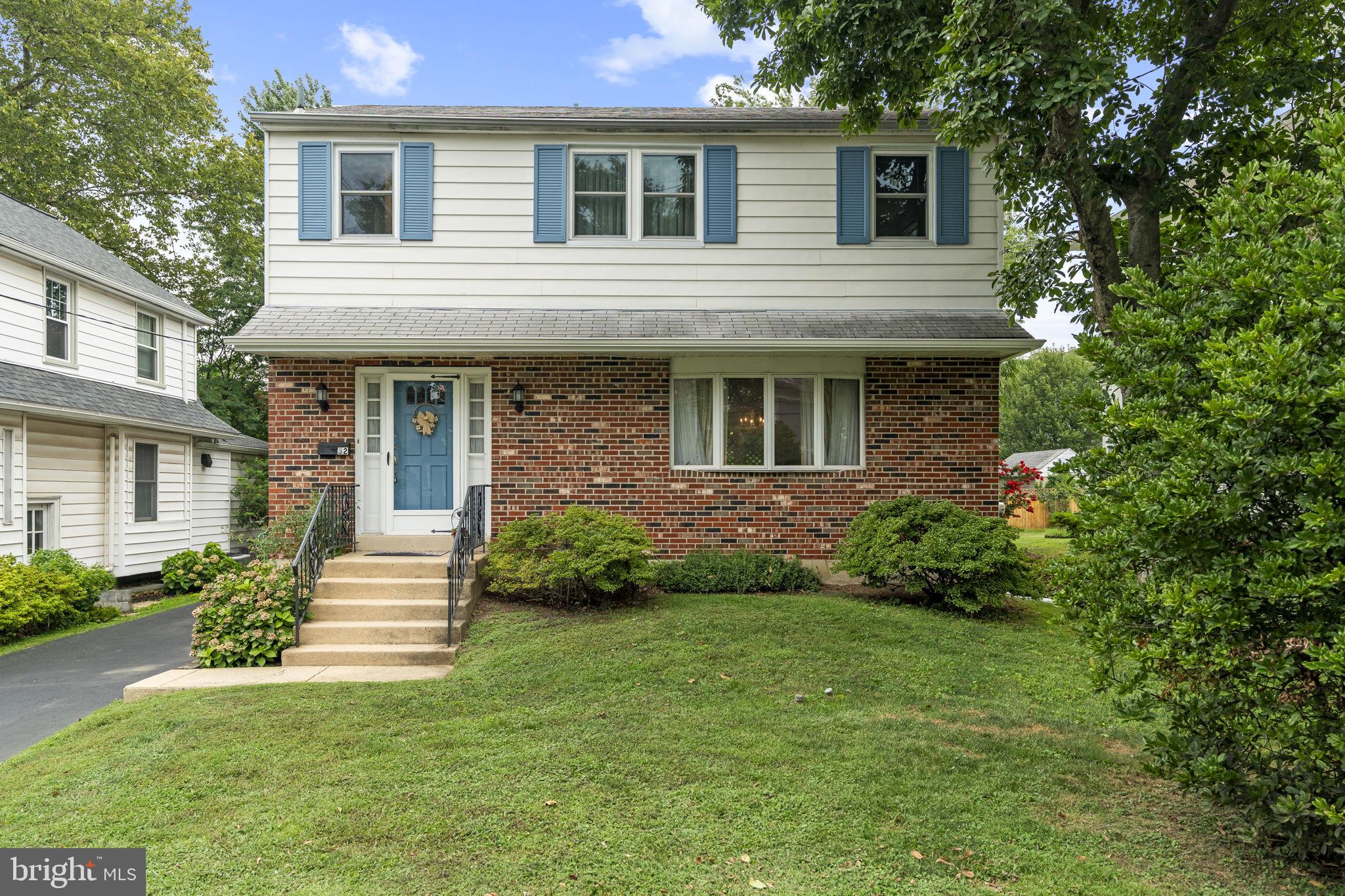 OAKMONT section of Havertown.... one of Havertown's best and most walkable locations! This 4 bedroom 2 1/2 bath center hall colonial nestled on a tree-lined street was built with love by the original owner's family and available for the first time ever! Featuring generous room sizes, private driveway, a stylishly remodeled eat-in kitchen, 1st floor powder room, central air, hardwood floors and mostly new windows. First floor: Center hall which leads into the large living room w/bay window, dining room and a gorgeous eat-in kitchen w/GE Monogram refrigerator and powder room with a cute sink! Off the kitchen is a 3 season porch which spans the length of the house and overlooks the rear yard. Seller believes the footings under back porch can support an addition (buyer's agent must verify). Second floor: Main bath w/upgraded tile, primary suite w/full bath, 3 additional bedrooms and pull down stairs to attic. Lower level: finished basement with bar and laundry area. Enjoy close proximity to all the things that Havertown has to offer! Walk to neighborhood restaurants, stores, coffee shops, parks, schools, public transportation, Brookline Blvd. and the new library. Easy access to the Skatium, YMCA, Trolley, R5 Amtrak, Routes 1, 3, 30, 476 and I-95.