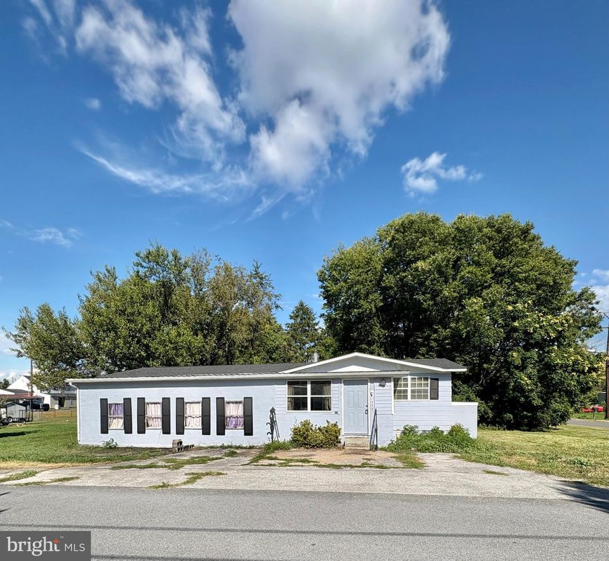 This 3-bedroom, 1.5-bath ranch-style home sits on a spacious corner lot spanning two city parcels—offering plenty of room to grow! A fantastic opportunity for investors or DIY enthusiasts, this fixer-upper features additions on both the front and back of the home, providing extra space. The back addition is where laundry is located. Enjoy privacy in the nice sized backyard, with a storage shed for all your tools and equipment. A newer roof (less than 3 years old). Located in the heart of Ranson, close to local amenities and commuter routes, this property is full of potential. Don't miss your chance to make it your own!