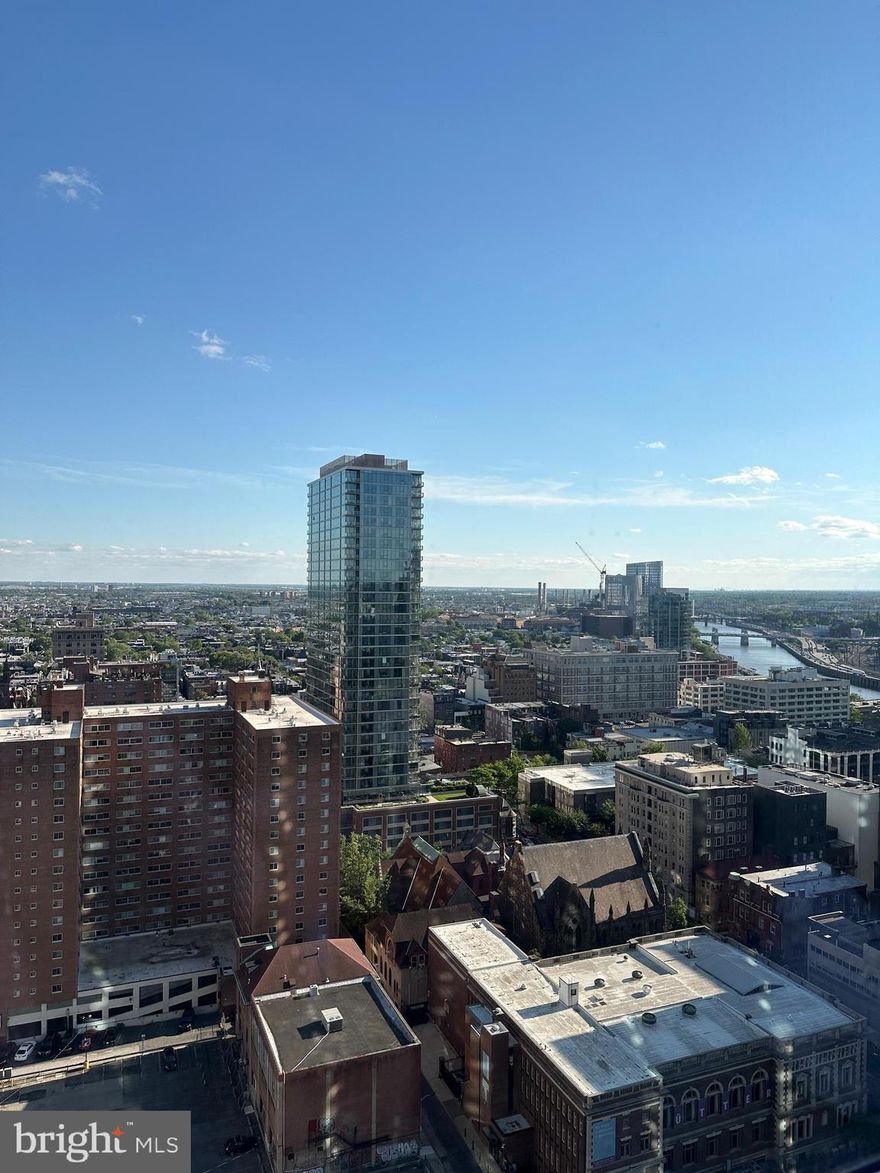 Welcome to The Murano, one of Center City’s premier luxury high-rise residences, ideally located at 2101 Market Street in the heart of Philadelphia.

Unit 2405 presents another opportunity to own a highly sought-after south-facing one-bedroom, one-bath residence offering approximately 822 square feet of thoughtfully designed living space. Bathed in natural light through expansive floor-to-ceiling windows, this home showcases stunning city views and a seamless open-concept layout ideal for both everyday living and entertaining.

The residence features a modern kitchen with sleek finishes, generous living and dining areas, and a spacious bedroom with ample closet space. Step outside onto your private balcony to enjoy unobstructed southern exposure and vibrant skyline views.

This offering is complete with the rare convenience of an assigned garage parking space and private storage locker, and in-unit laundry adding exceptional value and ease of living.

Residents of The Murano enjoy a full suite of luxury amenities including:
24-hour concierge and secure access
State-of-the-art fitness center
60-foot indoor heated lap pool
Expansive sun deck and resident lounge
On-site management and covered parking  

Perfectly positioned just steps from Rittenhouse Square, Trader Joe’s, 30th Street Station, and Philadelphia’s top dining and cultural destinations, this residence offers the ultimate walkable urban lifestyle.

Don’t miss this opportunity to revisit one of The Murano’s most desirable one-bedroom layouts—ideal for both primary residence and investment