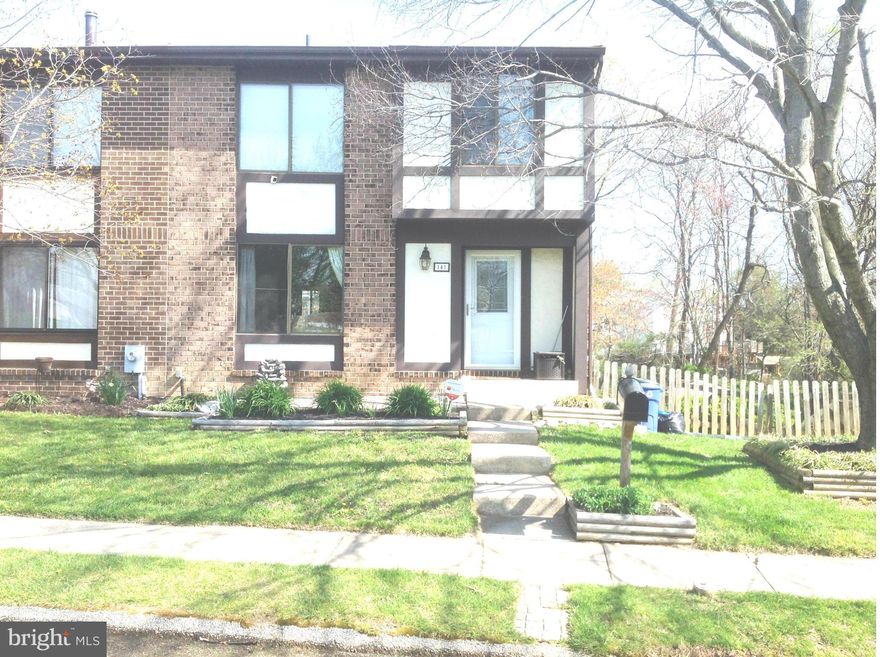 Charming Turn key Home Spacious. End Unit , Fenced Rear Yard, 3BR and 3 Full Bath (1-1/2 Bath),, New AC unit 2015,Water heater 2012, (2 Fireplaces) 2  Baths are New and Updated Kitchen, Recent Fridge, Large kitchen pantry,New Front,Back and Screen doors!, Huge Deck for your Entertaining/cookouts, Lower Concrete Patio ..Washer /Dryer is Negotiable,Thermal pane windows, Open floor plan!