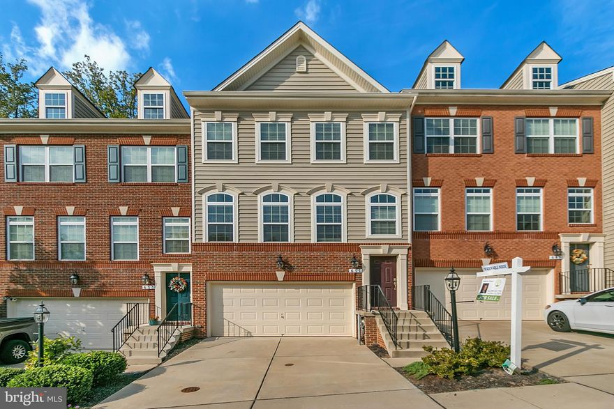 LARGE townhome offered in the desirable Gambrills community! This home features 3 bedrooms/ 2 full baths & 2 half baths, so there is a bathroom on each level! It has a spacious two-car garage, fenced-in yard that backs to the woods! The primary bedroom has two walk-in closets with a large  bathroom that features a huge soaking tub, walk-in shower & dual sinks. Oversized deck to enjoy a dinner with friends or a quiet morning with coffee! Kitchen features granite countertops with stainless steel appliances. Enjoy the cozy fireplace on the main level. Brand new carpet and freshly painted walls makes this a great move-in ready home. Close to Fort Meade, NSA, Baltimore, Annapolis and the Marc train station which makes it convenient for commuting. Close to entertainment, stores, and restaurants. Realtor related to owner. Your perfect home awaits!